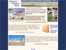 Tablet Screenshot of florence-gardens-sales.com